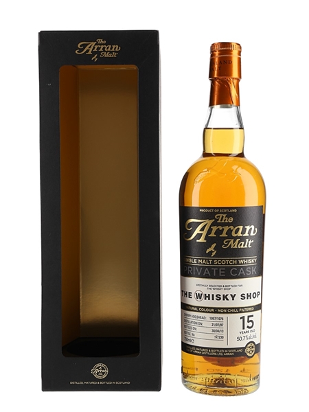 Arran 1997 Private Cask 1997-1076 Bottled 2013 - The Whisky Shop 70cl / 50.7%