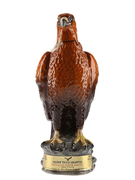 Beneagles Golden Eagle Bottled 1970s - Ceramic Decanter 75.7cl / 40%