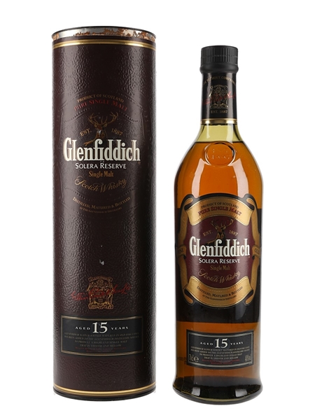 Glenfiddich 15 Year Old Solera Reserve 70cl / 40%