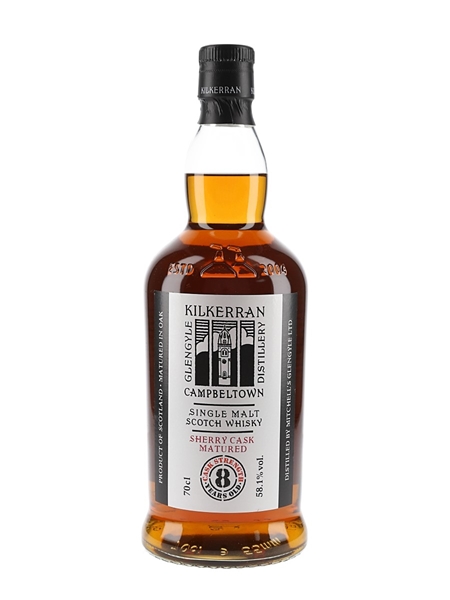 Kilkerran 8 Year Old Cask Strength Sherry Cask Bottled 2022 70cl / 58.1%