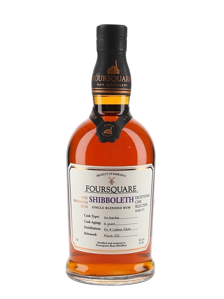 Foursquare Shibboleth 16 Year Old Bottled 2021 - Exceptional Cask Selection Mark XVI 70cl / 56%