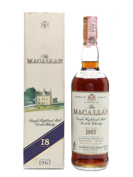 Macallan 1967 18 Year Old - Giovinetti 43% / 75cl