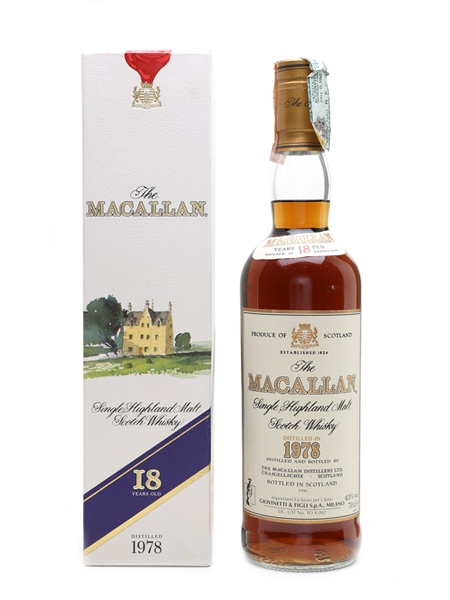 Macallan 1978 18 Year Old - Giovinetti 70cl / 43%