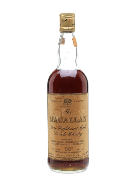 Macallan 1960 Campbell, Hope & King Bottled 1970s - Rinaldi 75cl / 46%