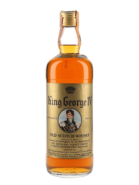 King George IV Bottled 1960s - Grande Marche Francesi 75cl / 43%