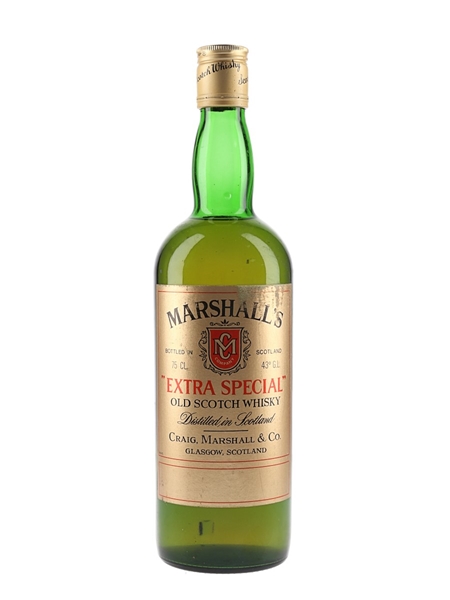 Marshall's Extra Special Bottled 1980s 75cl / 43%