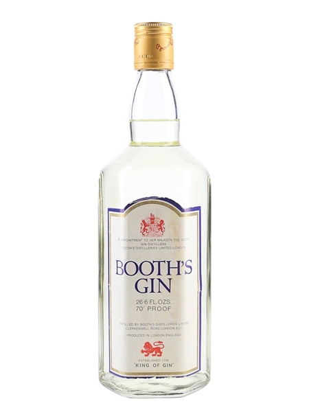 Booth's Gin Bottled 1970s 75.7cl / 40%