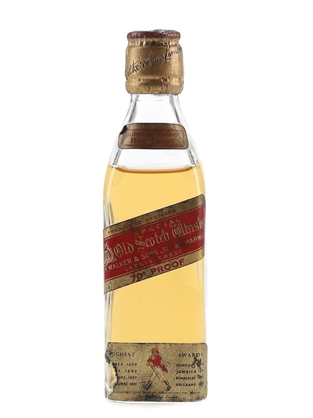 Johnnie Walker Red Label Bottled 1950s 5cl / 40%