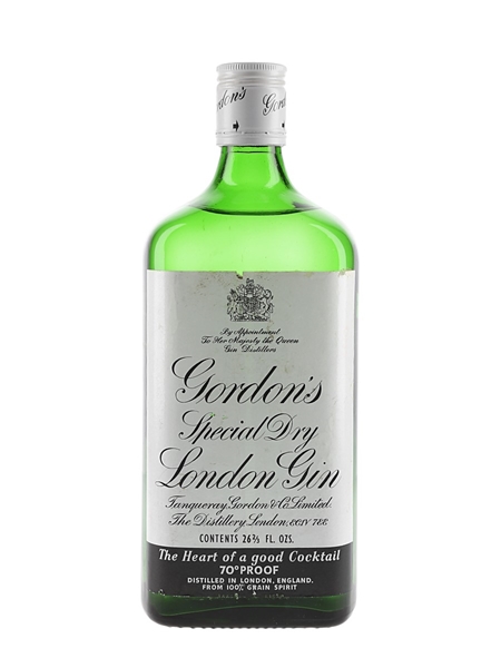 Gordon's Special Dry London Gin Bottled 1970s 75.7cl / 40%