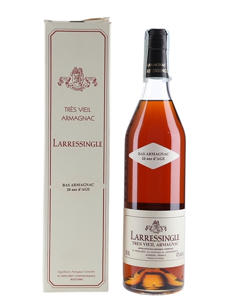 Larressingle Tres Vieil 20 Year Old Armagnac  70cl / 40%