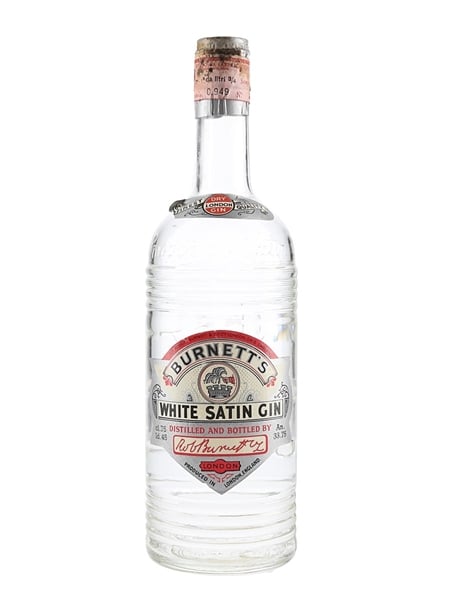 Sir Robert Burnett's White Satin Gin Spring Cap Bottled 1950s - Ferraretto 75cl / 45%