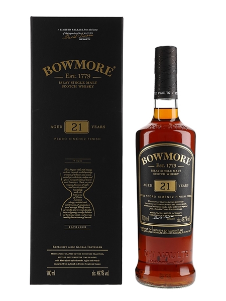 Bowmore 21 Year Old Pedro Ximenez Finish Global Travel Retail 70cl / 49.7%