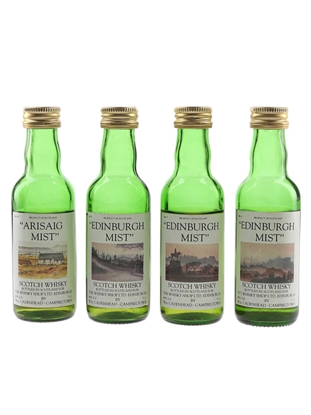 Wm Cadenhead Arisaig Mist & Edinburgh Mist The Whisky Shop Ltd. 4 x 5cl / 46%