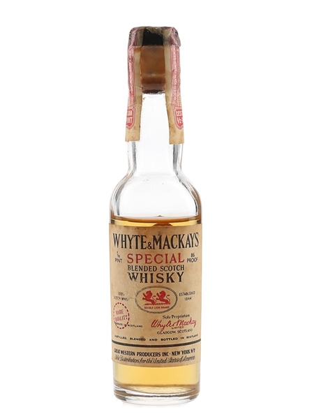 Whyte & Mackays Special Bottled 1940s-1950s 4.7cl / 43%