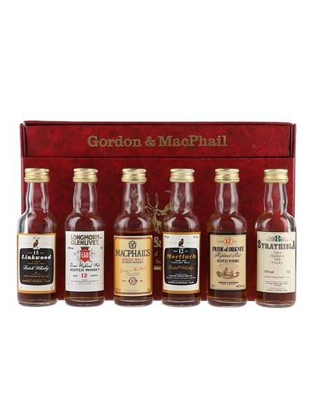 Gordon and MacPhail Miniature Gift Set Bottled 1980s 6 x 5cl / 40%