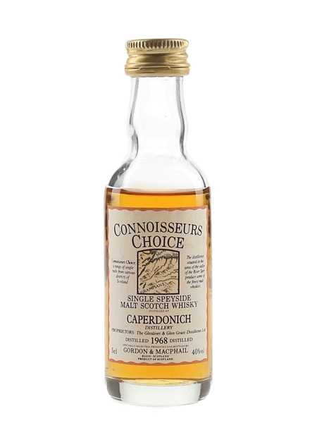 Caperdonich 1968 Connoisseurs Choice Bottled 1990s - Gordon & MacPhail 5cl / 40%