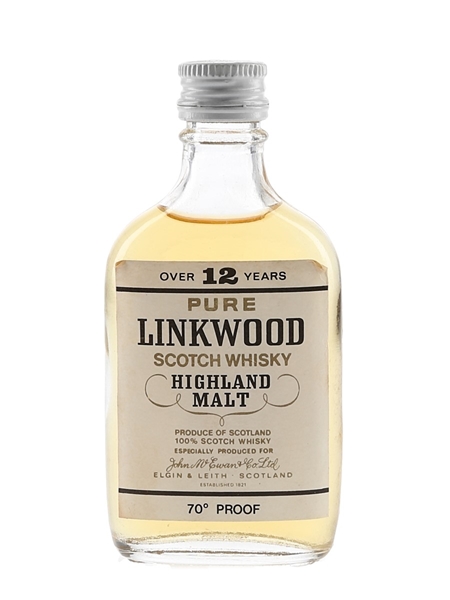 Linkwood 12 Year Old Bottled 1970s 4.7cl / 40%