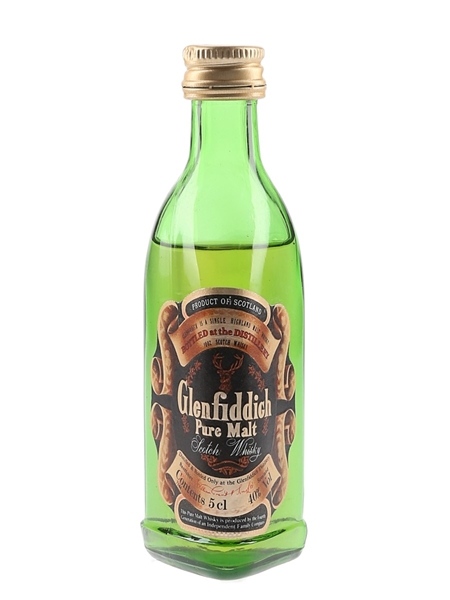 Glenfiddich Pure Malt Bottled 1980s 5cl / 40%