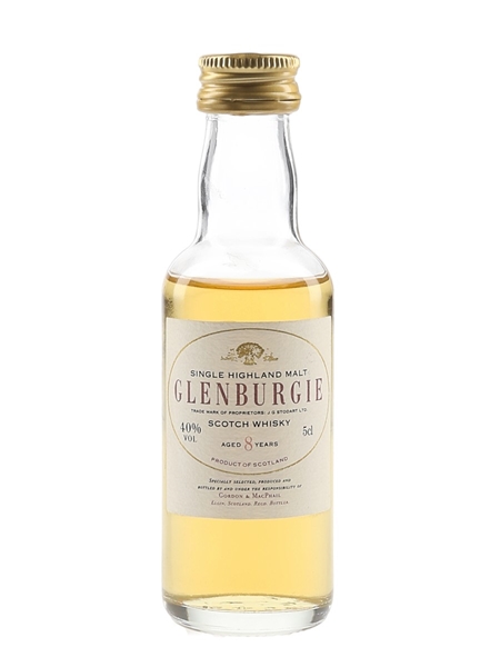 Glenburgie 8 Year Old Bottled 1990s - Gordon & MacPhail 5cl / 40%