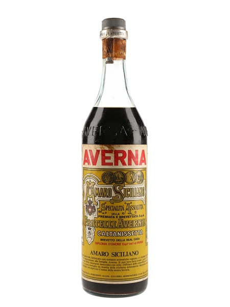 Fratelli Averna Amaro Siciliano Bottled 1970s-1980s 100cl / 34%