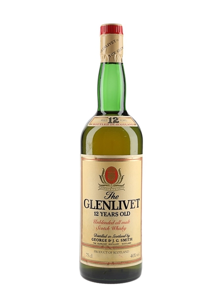 Glenlivet 12 Year Old Bottled 1980s 75cl / 40%