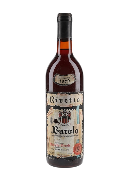 Barolo Rivetto 1979  75cl / 13%