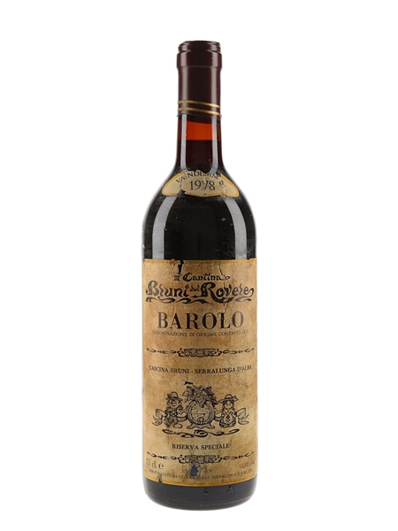 Bruni Del Rovere 1978 Barolo  75cl / 13.5%