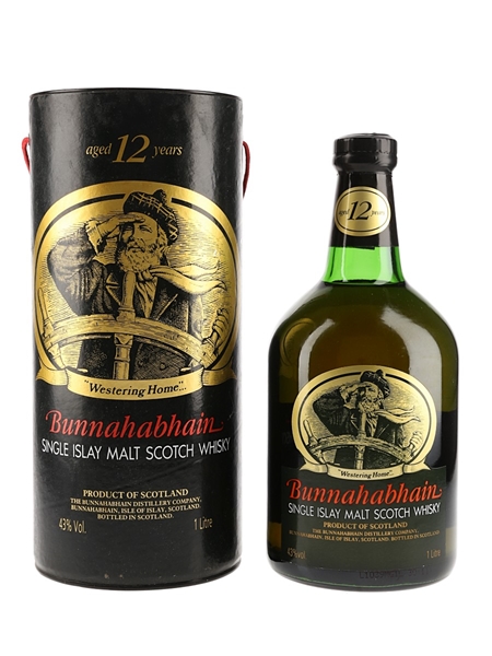 Bunnahabhain 12 Year Old Bottled 1990s-2000s 100cl / 43%