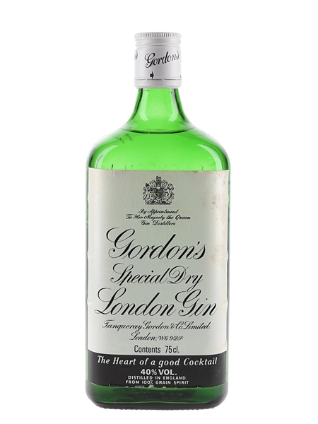 Gordon's Special Dry London Gin Bottled 1980s 75cl / 40%