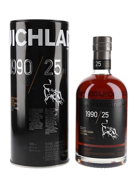 Bruichladdich 1990 25 Year Old Sherry Cask Edition 70cl / 48.1%