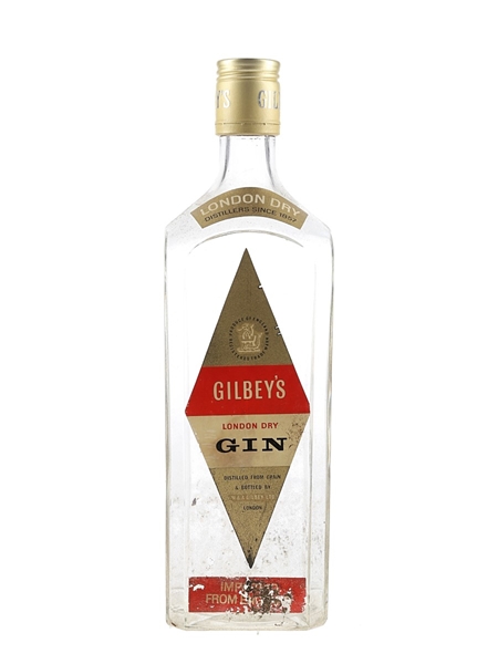 Gilbey's London Dry Gin Bottled 1970s 75cl