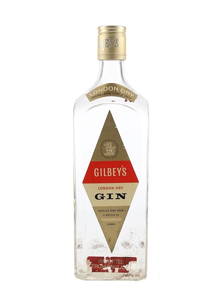 Gilbey's London Dry Gin Bottled 1970s 75cl