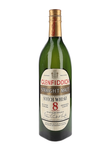 Glenfiddich 8 Year Old Straight Malt Bottled 1960s 75cl / 43%