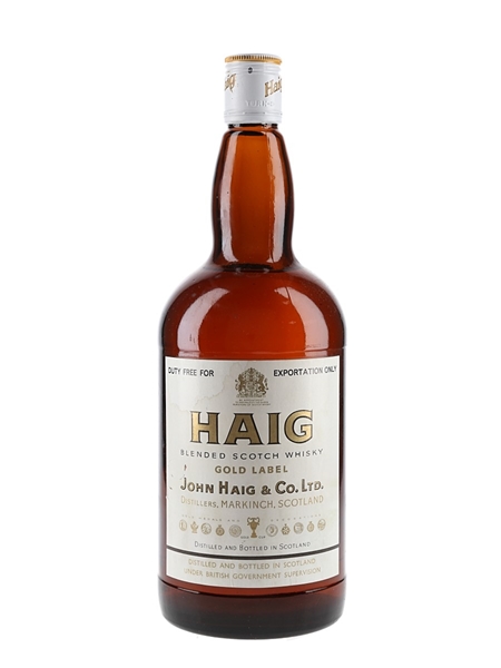 Haig Gold Label Bottled 1980s - Duty Free 100cl / 40%