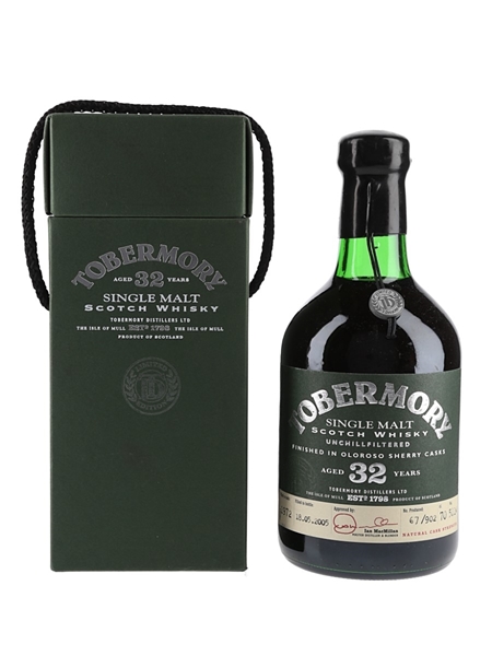 Tobermory 1972 32 Year Old Bottled 2005 70cl / 50.1%