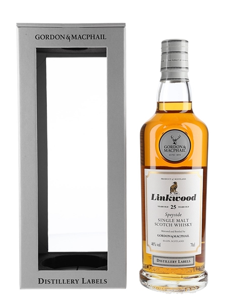 Linkwood 25 Year Old Distillery Labels Bottled 2022 - Gordon & MacPhail 70cl / 46%