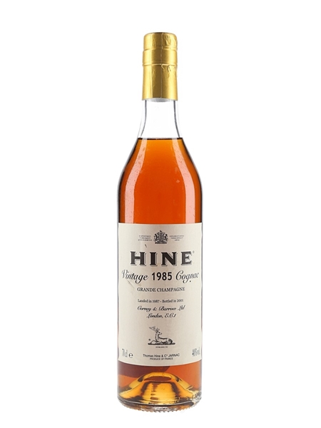 Hine 1985 Landed 1987, Bottled 2001 - Corney & Barrow 70cl / 40%