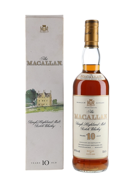 Macallan 10 Year Old Bottled 1990s 70cl / 40%