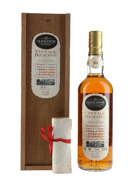 Glengoyne 1968 25 Year Old Vintage Reserve Bottled 1990s 70cl / 50.3%