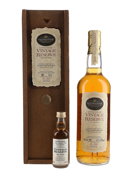 Glengoyne 1969 Vintage Reserve Bottled 1990s 70cl & 5cl / 47%