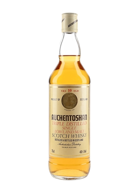 Auchentoshan 10 Year Old Bottled 1980s 75cl / 40%