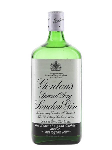 Gordon's Special Dry London Gin Bottled 1980s 75cl / 40%