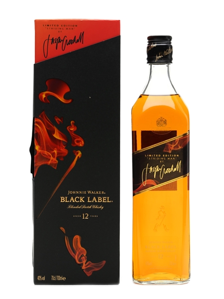 Johnnie Walker 12 Years Old Striding Man By Jasper Goodall 70cl