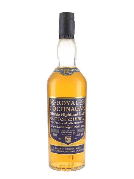 Royal Lochnagar 12 Year Old Bottled 1990s 70cl / 40%