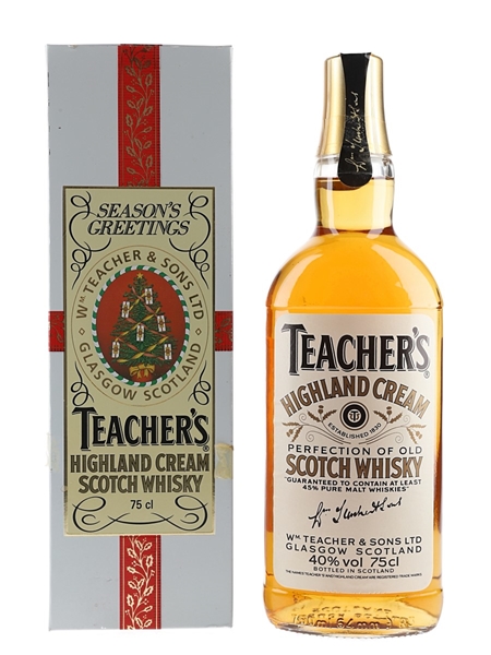 Teacher's Highland Cream Bottled 1980s 75cl / 40%