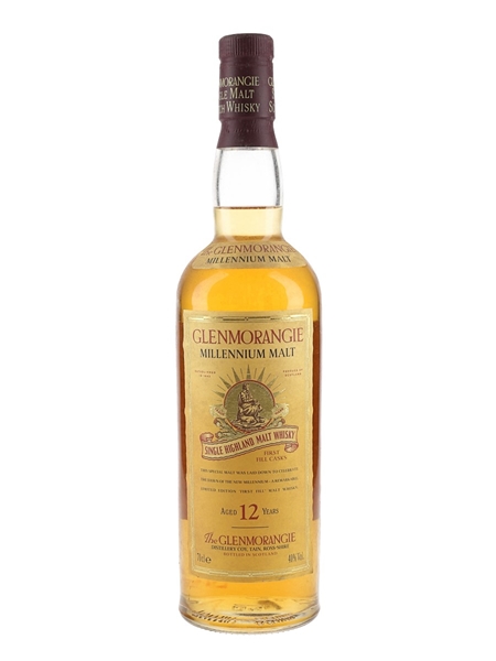 Glenmorangie 12 Year Old Millennium Malt Bottled 1990s 70cl / 40%