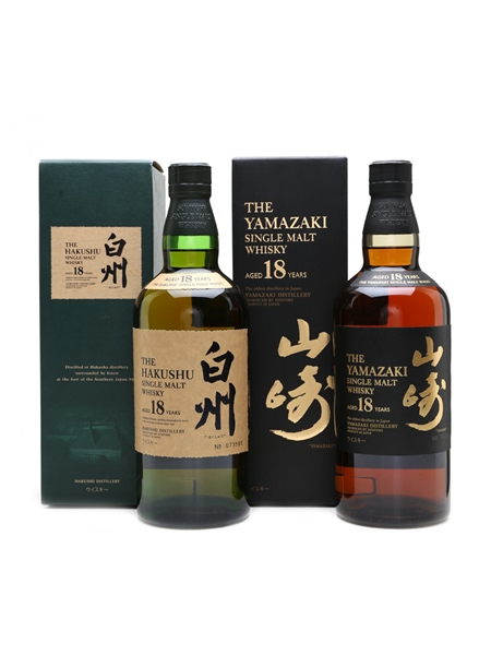 Yamazaki 18 Year Old & Hakushu 18 Year Old - Lot 14887 - Buy/Sell