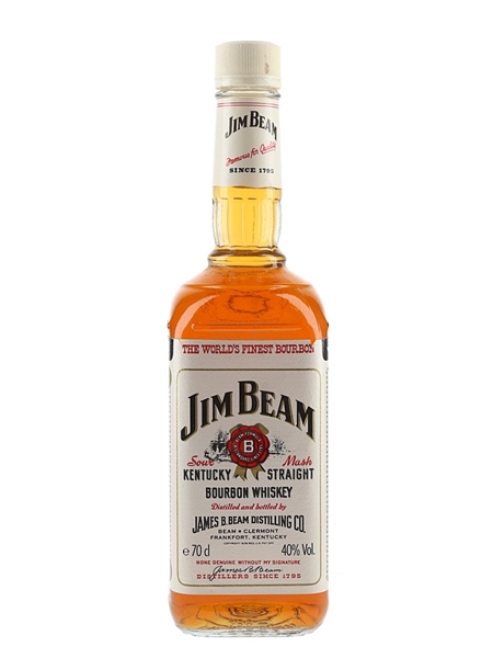 Jim Beam White Label Bottled 1990s 70cl / 40%