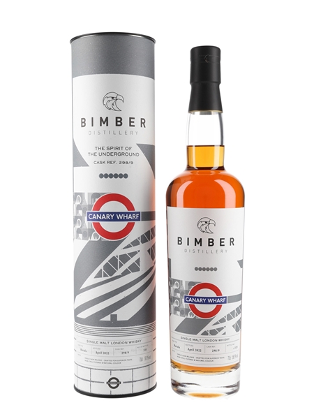 Bimber The Spirit Of The Underground - Canary Wharf Single Cask 298-9 70cl / 58.1%