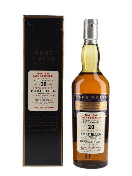 Port Ellen 1978 20 Year Old Bottled 1998 - Rare Malts Selection 70cl / 60.9%